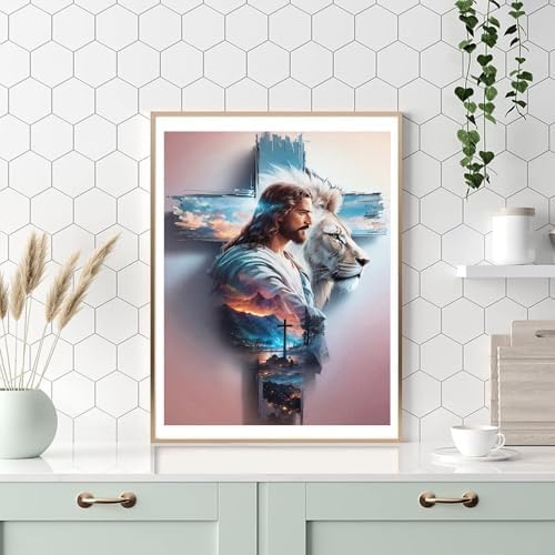 HITO Jesus Paint by Numbers Kit for Adults 16x20 Inch Frameless - Image 5