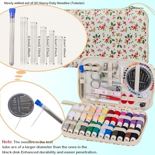 130PCS Printing Travel Sewing Kits for Adults Hand Sewing Accessories - Image 3