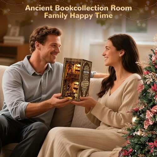 Book Nooks for Adults, DIY Miniature Dollhouse BookNook Kit-Book Collection - Image 5