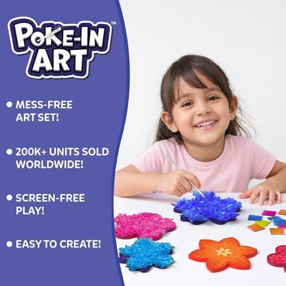 Skillmatics Poke-in Art – Flower Bouquet, Wood Craft Kit, Gift for Kids - Image 2