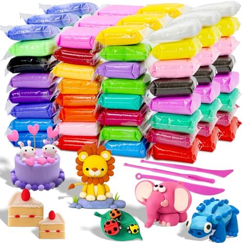 MuseLuxe Air Dry Clay - 96 Pack Modeling Clay Kit by Unknown