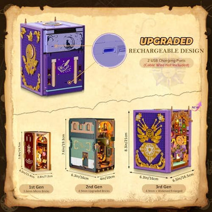 INSOON Mystic Divination Book Nook Building Set with Light for Girls 12+ - Image 6