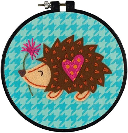 Dimensions Learn-A-Craft Felt Applique Kid's Craft, Hedgehog by DIMENSIONS