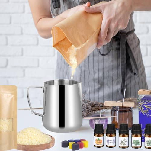 SUPERSUN Candles Making Kit for Adult - Christmas DIY Gift for Beginner, Includes Beeswax, Essential Oils, Dyes, and More DIY Candle Making Supplies, Crafts for Adults - Image 4