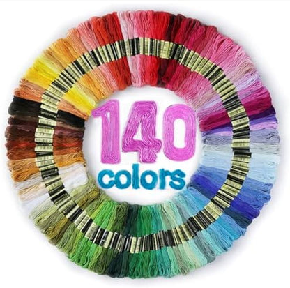 LOVIMAG Embroidery Thread 140pcs Friendship Bracelet String Floss Kit Yarn by LOVIMAG