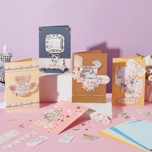 AHANDMAKER DIY Envelope & Card Making Kits for Adults, Handmade Greeting Card Sets Make Your Own Card Crafts for Teacher Appreciation Festival Mother's Day Christmas Birthday Classroom Exchange Gift - Image 5