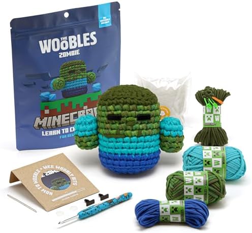 The Woobles Minecraft Crochet Kit for Beginners (Zombie) by TheWoobles