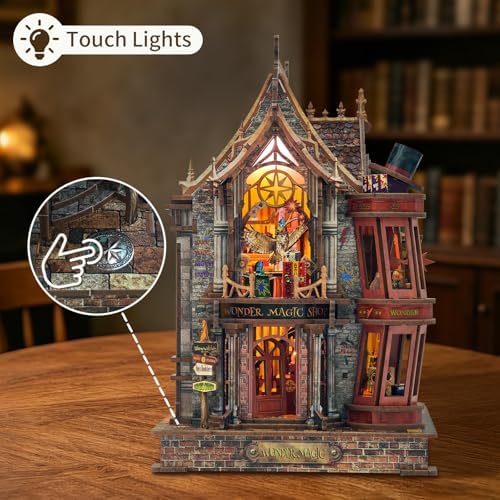 Book Nook Kit DIY Miniature House 3D Wooden Puzzle - Magic Wonder House - Image 3
