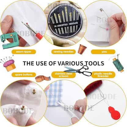 Bobode Printing Sewing Kit Travel Basic Sewing Kit for Adults, - Image 6