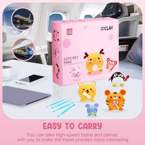 LOUFOR Air Dry Clay Kits for Kids, 12 Boxes - Image 6
