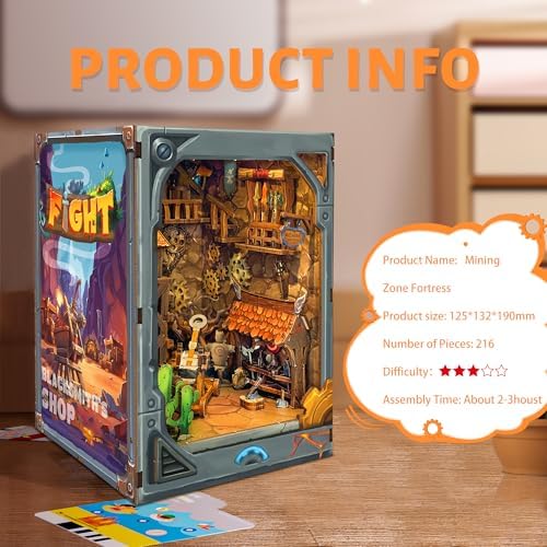 Spilay Book Nook Kit for Adults, Mysterious DIY Miniature House Kit - Image 3