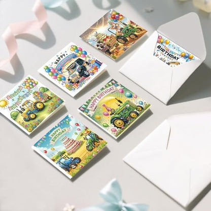 LAKEQUILL Perfect Birthday Card & Gift: DIY 5D Diamond Art Painting Greeting Cards Kit, 6PCS Congratulations Cards with Envelopes, Handmade Craft for Adults, Women, Beginners - Image 3