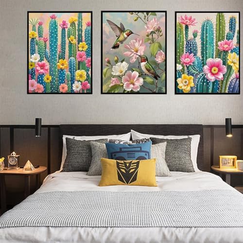 ACIOPPL Paint by Numbers for Adults Beginner Cactus Succulents 16 x 20 Inch - Image 4