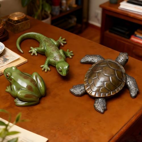 3Pcs 3D Reptile Silicone Molds - DIY Lizard Frog Turtle Resin Casting Mold - Image 2