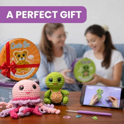 Cookie Box Crochet Kit for Beginners, Koala Coal - Image 6