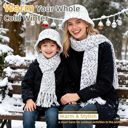 Aeelike Crochet Kit for Beginners, Complete Easy Crochet Sarves Hat Kit - Image 2