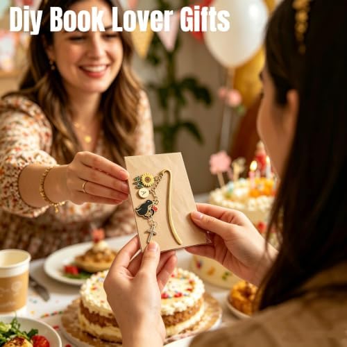361 Pcs Metal Bookmarks Making Kit DIY Metal Bar Beadable Bookmark Kit - Image 6