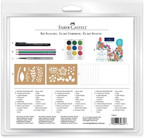 Faber-Castell Creative Studio Watercolor Art for Beginners - Create Floral Watercolor Designs - Image 2