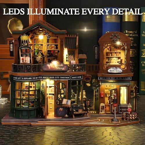 OZJAY Miniature House Kit for Adults, Mini House Kit with LED - Image 5