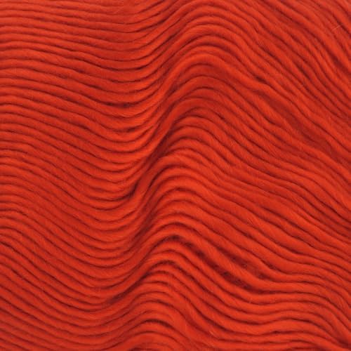 Loops & Threads Facets Yarn - Yarn for Knitting, Crochet, Weaving, and Arts & Crafts - Orange, Acrylic, 3.5 oz - Image 2