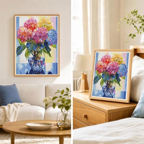 WUSARPLY Flower Stamped Cross Stitch Kits for Beginners Adults - Image 3