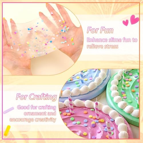 110g Non-edible Slime Mix Ins Slime Add Ins, Fake Sprinkles Slime Charms B - Image 3