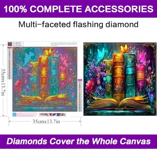 Diamond Art Kits for Adults,Magic Book Diamond Art Painting Kits for Adults - Image 4