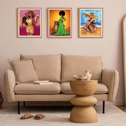 Nuberlic 10 Pack Sip and Paint for Girls Hangout Pre Drawn Canvas Painting for Adults Pre-Stretched Outline Canvas Bridal Shower Party Supplies Mothers Day Gift Friendsmas Paint n Sip 12x16 Inch - Image 4