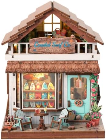 TOYQI Mini House Kit, DIY Miniature Dollhouse Book Nook Kits for Adult by TOYQI