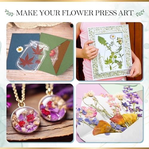 Aboofx Flower Press Kit, 15.7" x 11.8" 6 Layers Flower Pressing Kit - Image 6