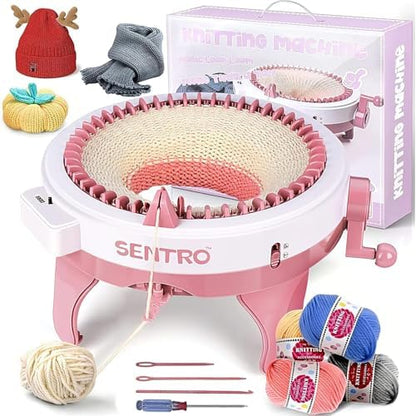 SENTRO Knitting Machine 48 Needles with Row Counter for Adults & Beginners by MericTop