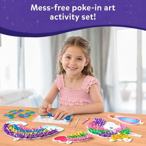 Skillmatics Poke-in Art – Magical Unicorns, Wood Craft Kit, Gift for Kids - Image 2