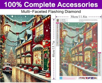 Christmas Diamond Art Kits for Adults, Diamond Art Painting Kits for Adults - Image 4