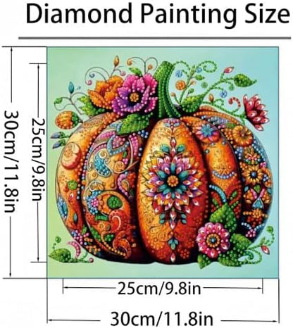 Diamond Art Kits for Adults,Special Shaped Pumpkin Diamond Painting - Image 5