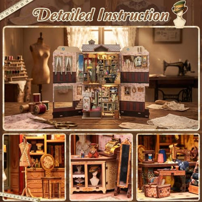 Fsolis Book Nook Kit - DIY Miniature House Kit for Adults - Image 5