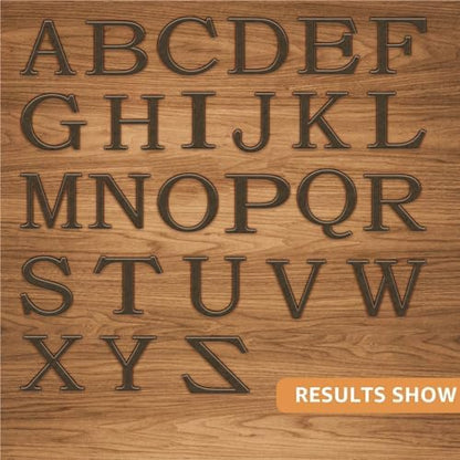 Wood Burning Tip Set Brass DIY Burning Carving Kit Rustproof Letters/Numbers HotStamp Template Set Leather Burning Carving Head - Image 7