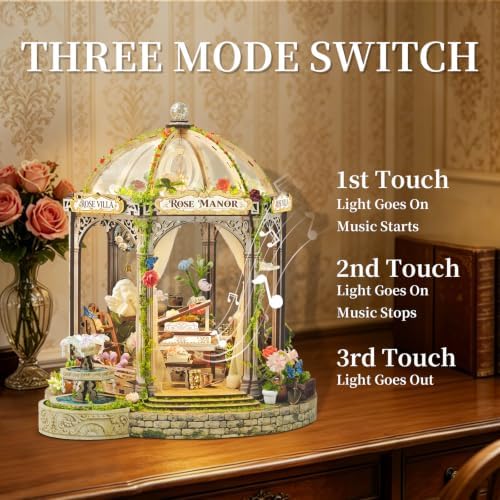 Book Nook Kit DIY Miniature House 3D Wooden Puzzle - Rose Manor - Image 2