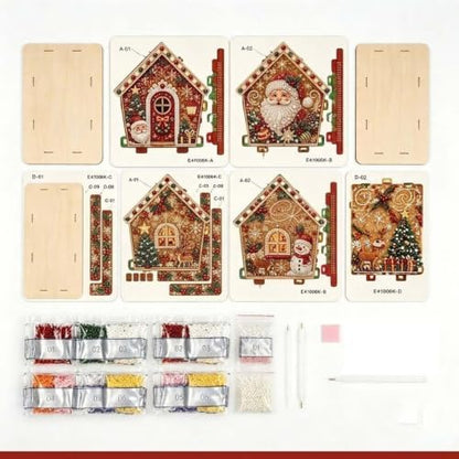Christmas Diamond Pearl Painting Suncatcher Kit Christmas Ornaments 2026 (Style-C) - Image 5