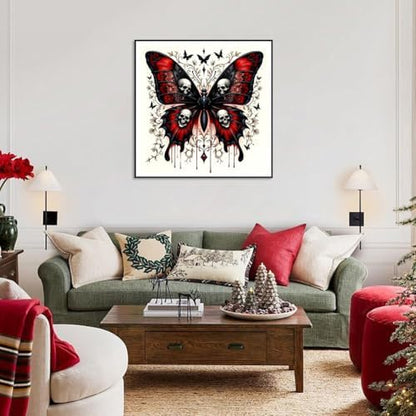 Xylogist Butterfly Skull Diamond Art Kits for Adults Beginners 12x12 Inch - Image 2