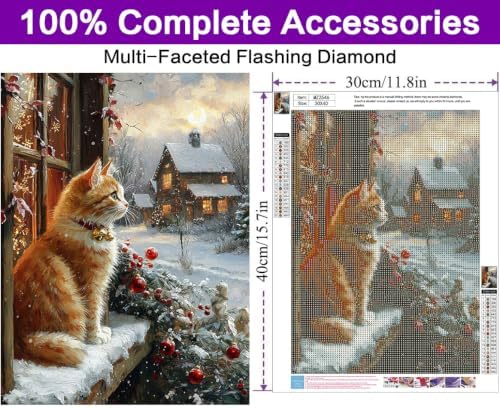 Christmas Diamond Art Kits for Adults, Diamond Art Painting Kits for Adults - Image 4
