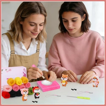 UOOU Needle Felting Kit, Wool Felting Kit with 6 Pcs Felting Needles - Image 6
