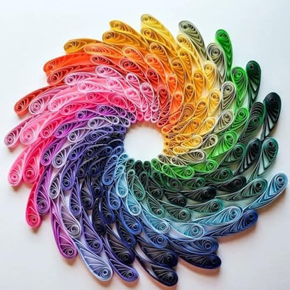 Firework Paper Quilling Kit Paper Quilling Adult Craft Great for DIY Craft Workshop, Home Decoration,Birthday Gift,Adult Friend interaction.It's Suitable for Adult and Craftsmen.Creative Stress Reliee - Image 4