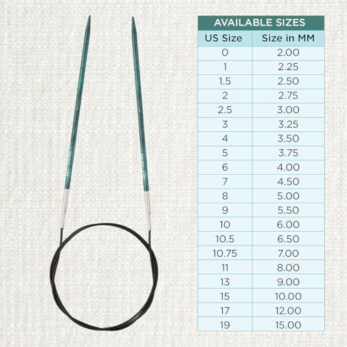 KnitPro Dreamz Fixed Circular Needles 40" (100cm) | US Size 3 (3.25mm) - Image 4
