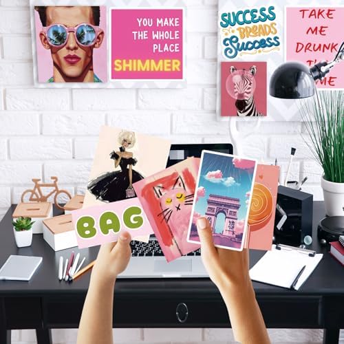 EggSun Vision Board Supplies with 1200+ Images & Quotes Collage Magazine Book, Wall Clip Art Scrapbook Journal Kit for Vision Board Making Beginners Women Men Teen Girls Coquette Room Decors (Preppy) - Image 6