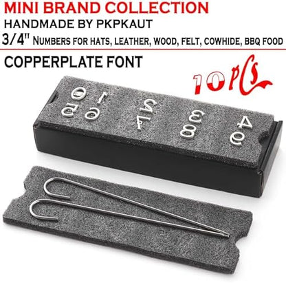 10Pcs 3/4" Custom Branding Iron for Wood, Leather Branding Stamp - Image 2