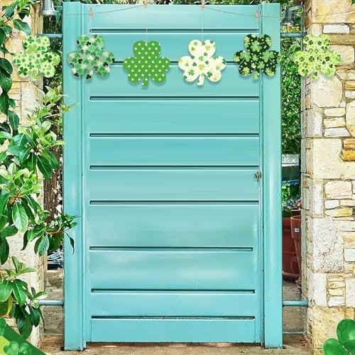 Wooden Shamrock Ornaments to Paint St. Patrick's Day Decoration Cutouts Unfinished 24PCS 3.15 Inches, DIY Blank Unfinished Wood Discs Ornament for Home Farmhouse Crafts Hanging Spring Decorations - Image 6