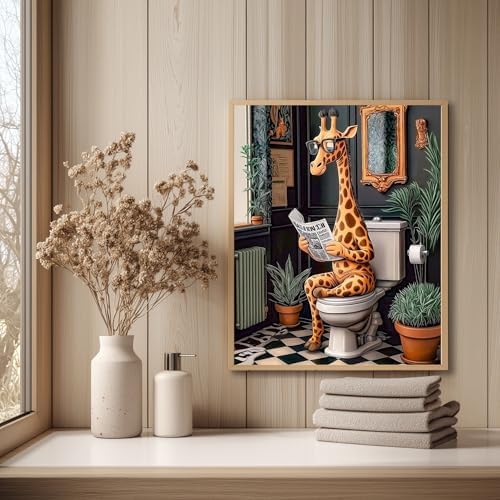 Reivworl Giraffe Paint by Numbers Kit for Adults Beginner 16×20 inch - Image 2