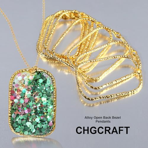 HNYYZL 48Pcs Alloy Open Back Bezel Pendants - Image 3