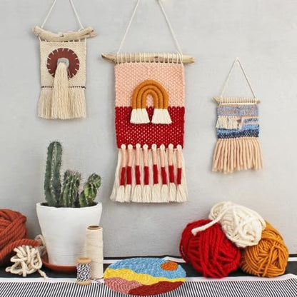 Lemonfilter 10 x 11in Large Coaster Tapestry Weaving Loom Kits for Adult - Image 3