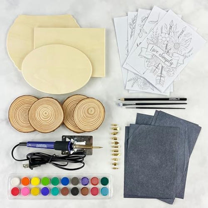 ArtSkills Wood Burning Tool Kit – 55 Piece Complete Woodburning Gift Set - Image 2